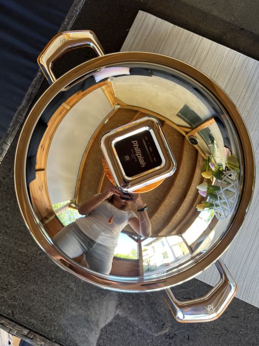 Patelnia Philipiak z pokrywą 32cm