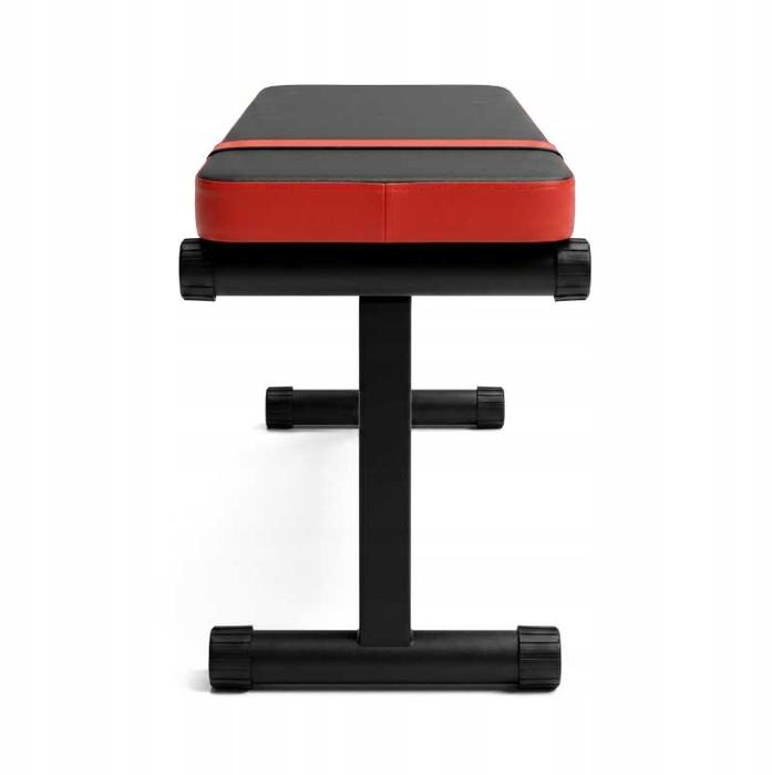 Ławka treningowa do ćwiczeń prosta płaska mateirałowa stalowa solidna