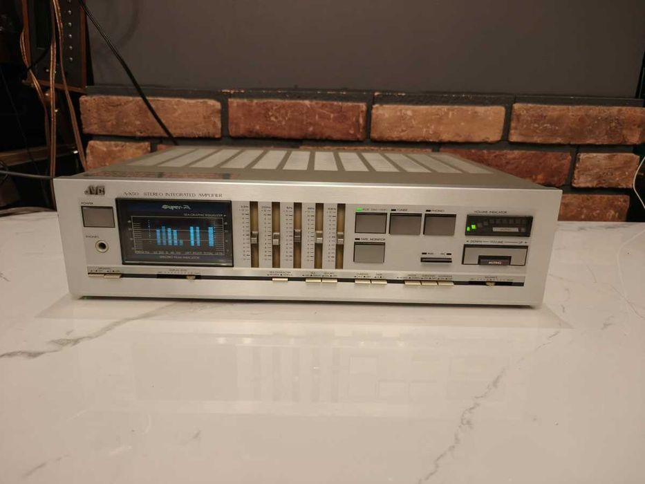 JVC A-X50 Wzmacniacz z KOREKTOREM ! Widmo ! Szeroki tranzystor Toshiba