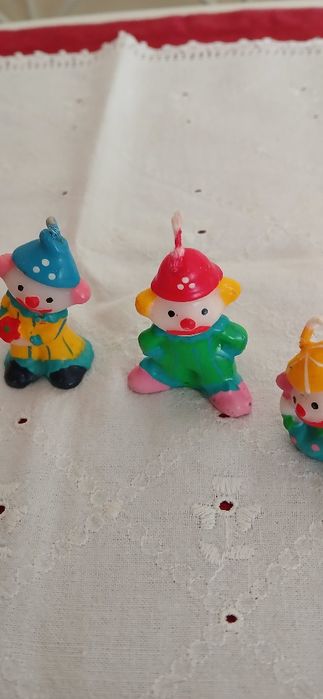 Mini velas de aniversário, antigas