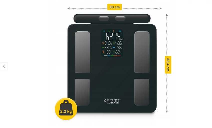 ваги аналітичні електронні 4FIZJO BMI GLASS SMART