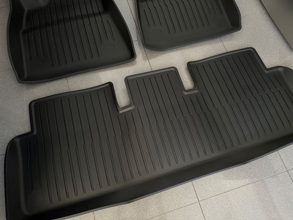 Conjunto 6 Tapetes Borracha TPE All Weather Tesla Model 3 Novos