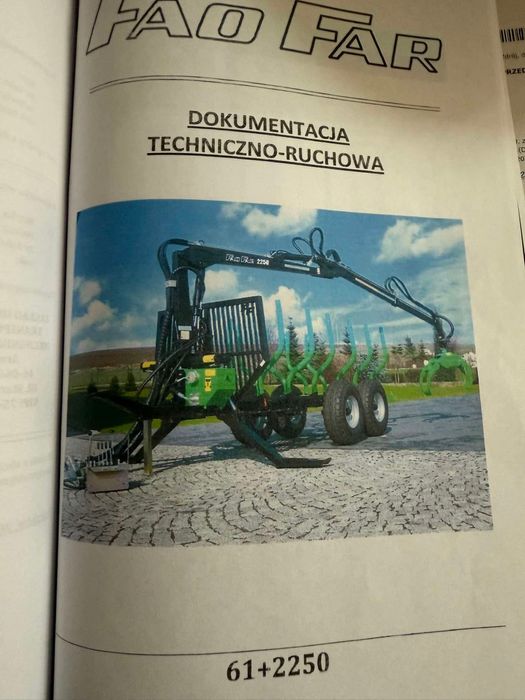 Ursus c360 4x4 z przyczepa leśna 2250 faofar