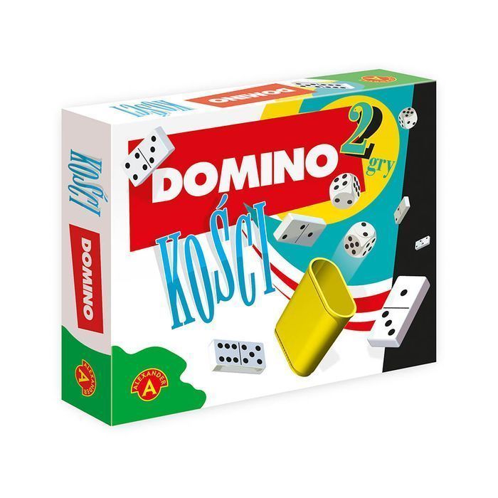 Gra 2W1 Domino Kości 1385 Alexander Gry