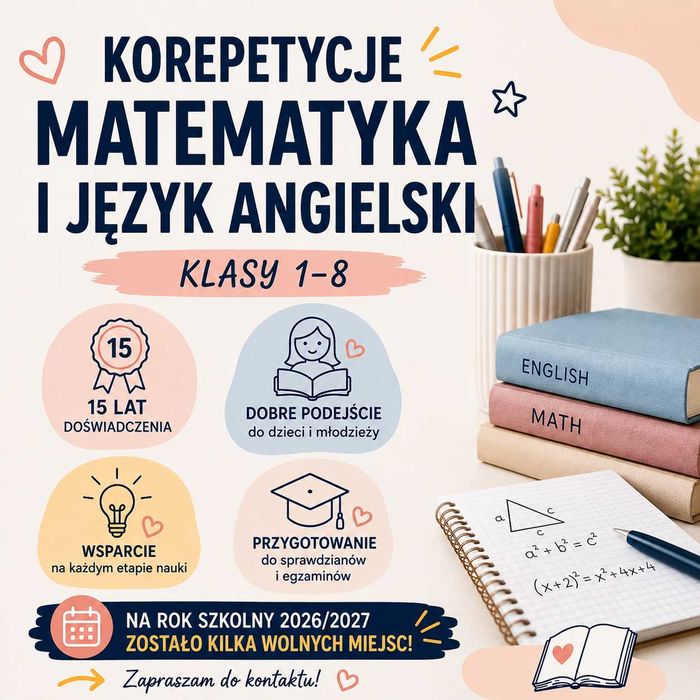 Korepetycje język angielski