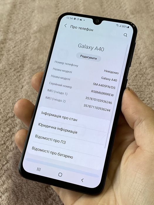 Телефон Samsung Galaxy A40 4/64gb NFC #2