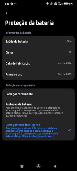 Xiaomi redmi note 14 8GB de RAM e 256GB de memória interna