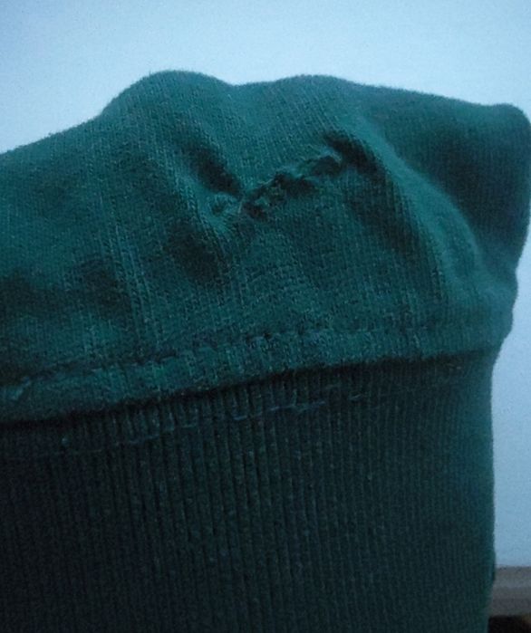 Camisola verde unissex