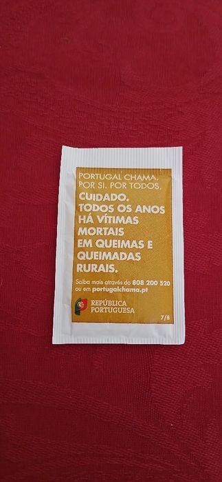 Pacote de açúcar Delta Portugal chama