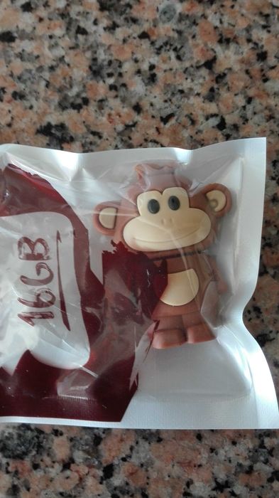 usb pendrive 16 gb fita métrica viola livro lâmpada ovelha inglês