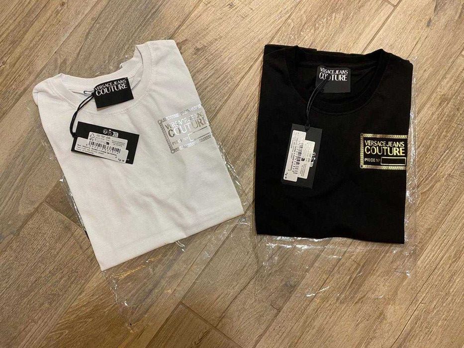 Koszulki tshirt męskie Versace Jeans Couture maly znaczek  premium