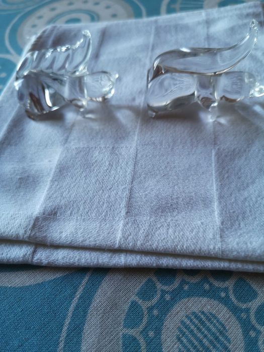 objetos vários em vidro