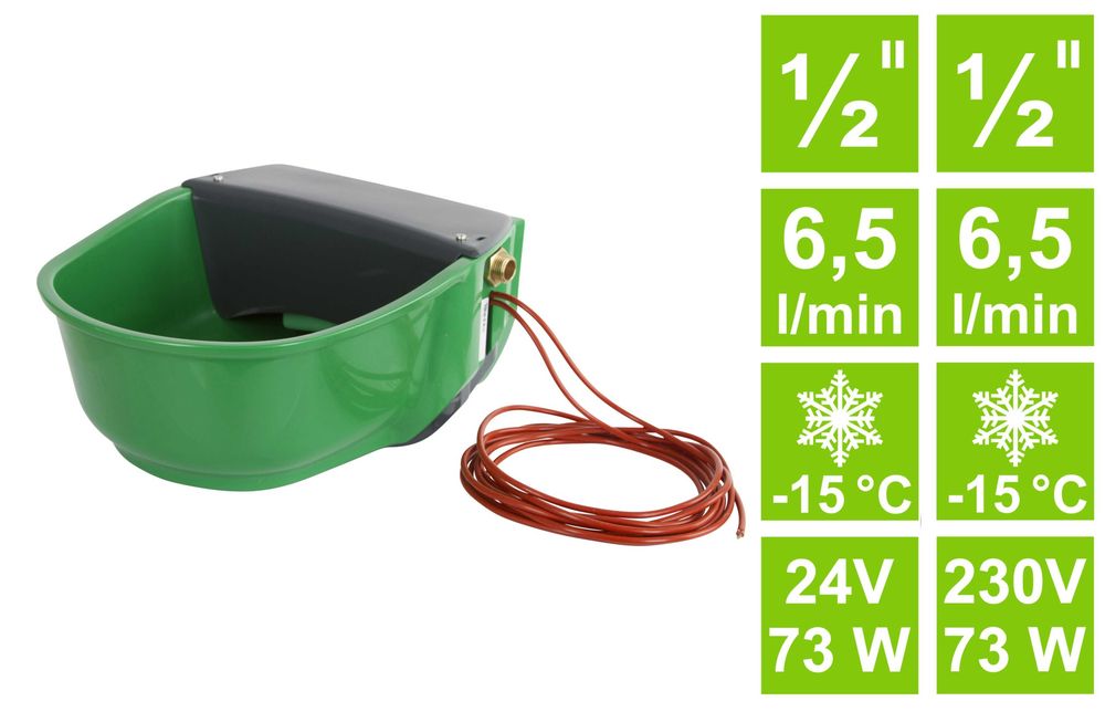 Poidło podgrzewane z zaworem pływakowym SH30