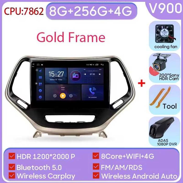 мультимедіа / магнітола / компютер android для Jeep Cherokee KL