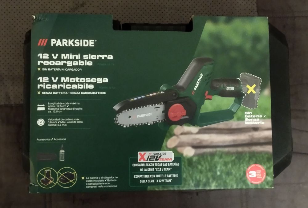 Cortador de madeira/ mini motosserra a bateria 12V