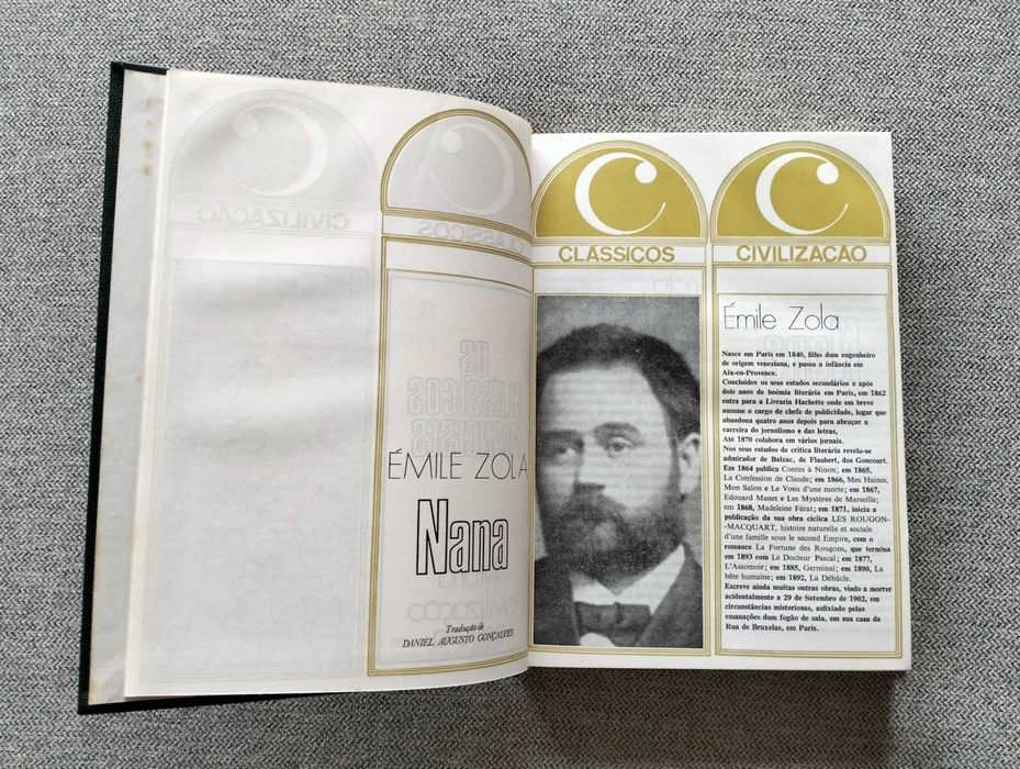Livro "Nana" de Émile Zola