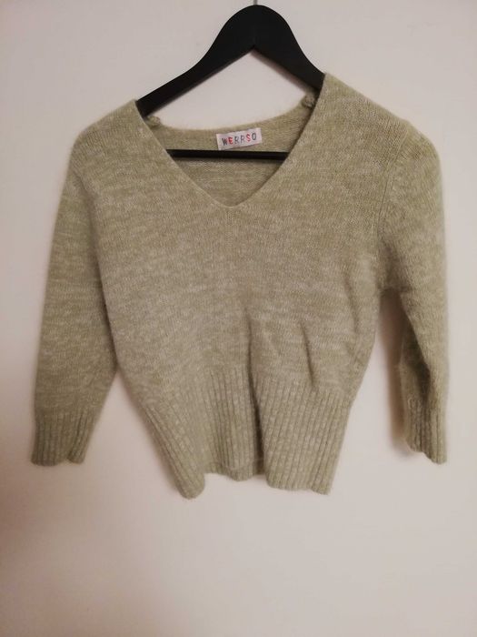 sweter s 36 Angora 100% Werrso sweter z angory s 36