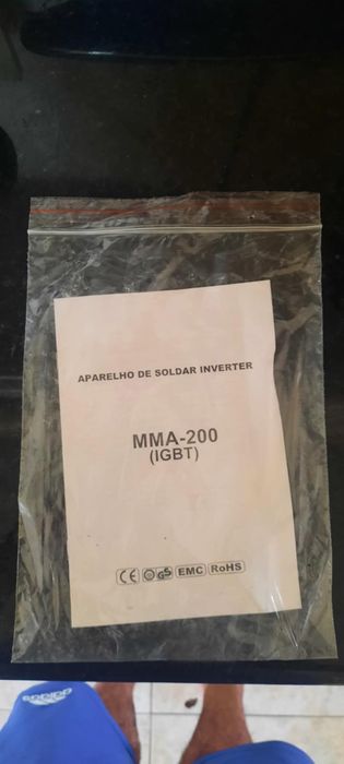Aparelho de Soldar inverter MMA-200 (IGBT)