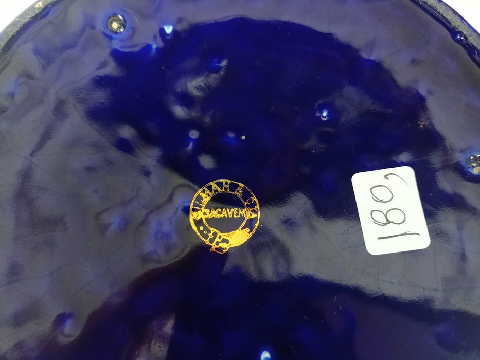 Pote Azul Cobalto Dourado Sacavém