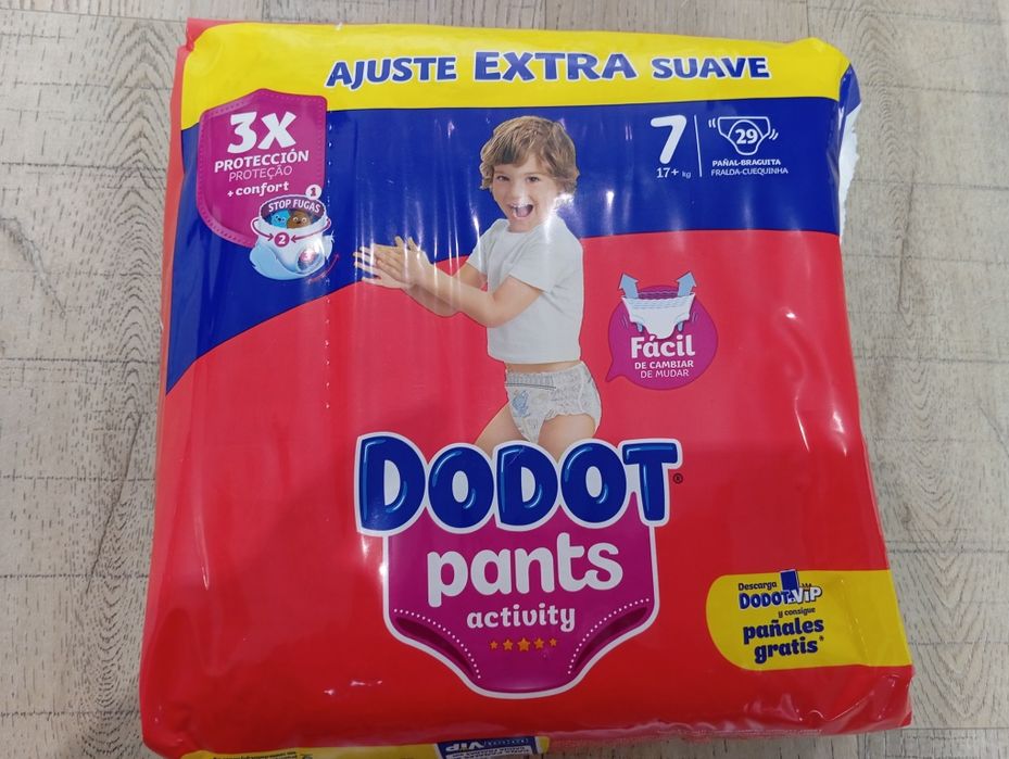 Fraldas Dodot pants tamanho 7