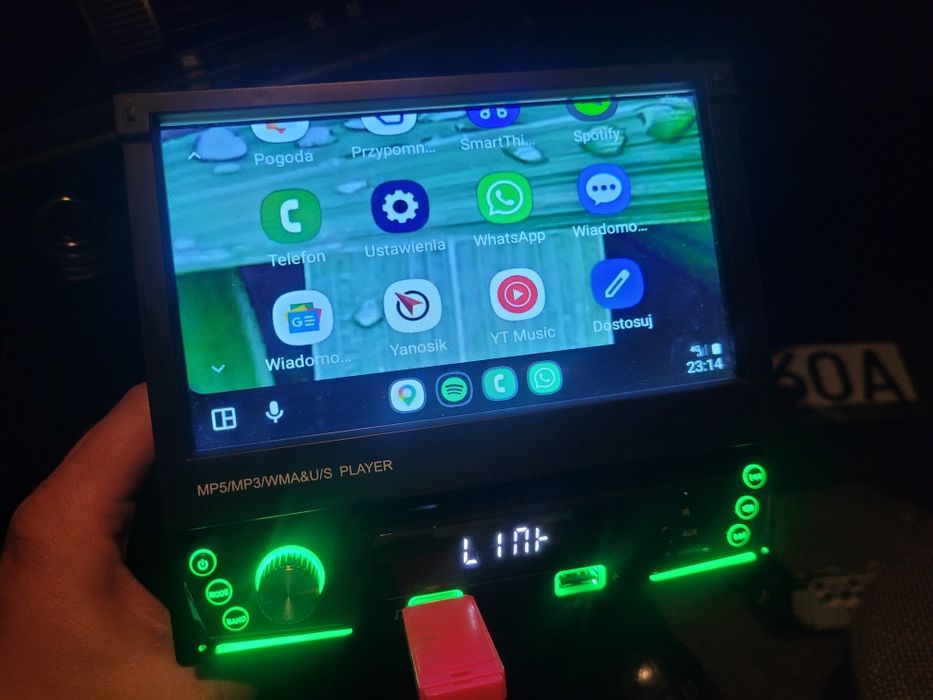 Radio Samochodowe ANDROID 7cali Carpay Bluetooth Spotify Google Maps