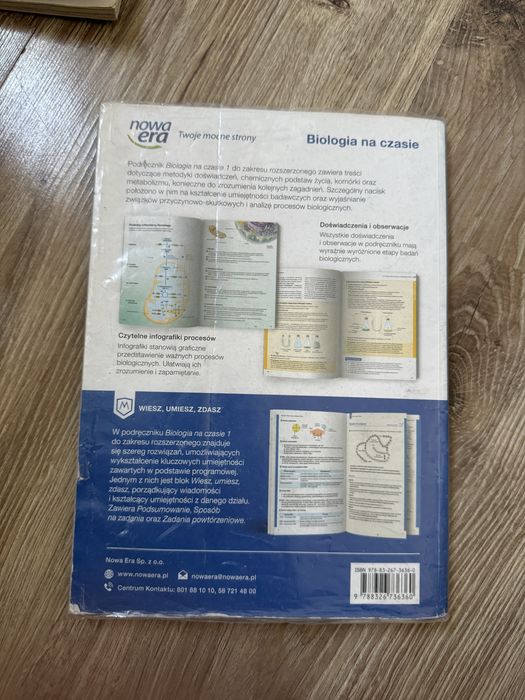 Podrecznik do biologii 1 klasa Nowa Era
