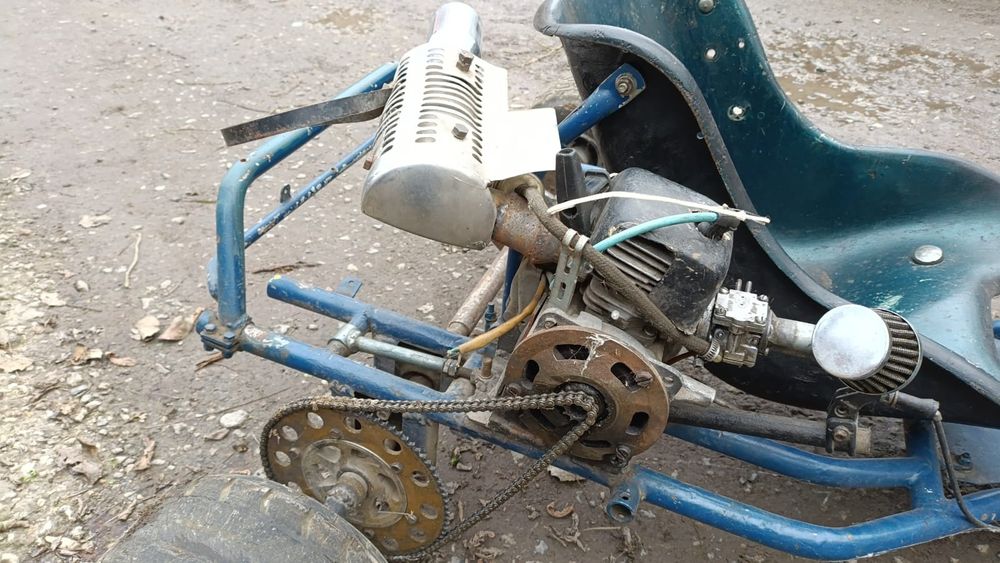 Бензиновый картинг для детей 10-16 лет, подростковый, ДВС