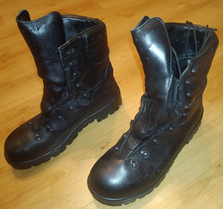 Buty wojskowe, trzewiki zimowe wzór 933/MON