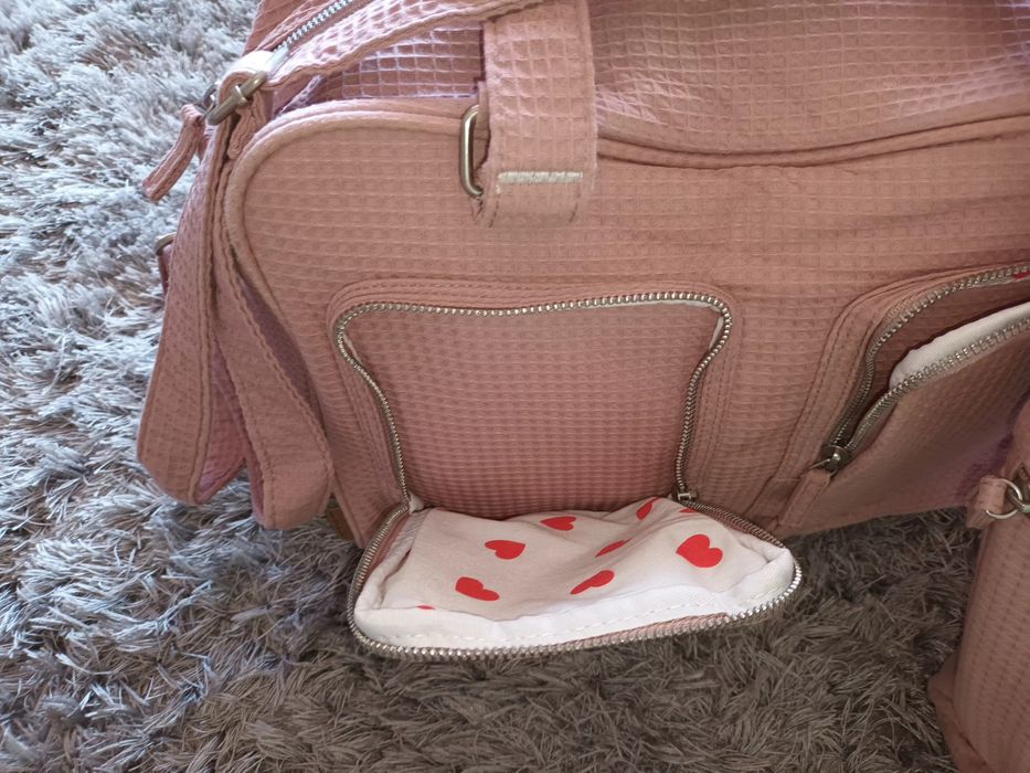 Mala de maternidade/passeio rosa, vertbaudet