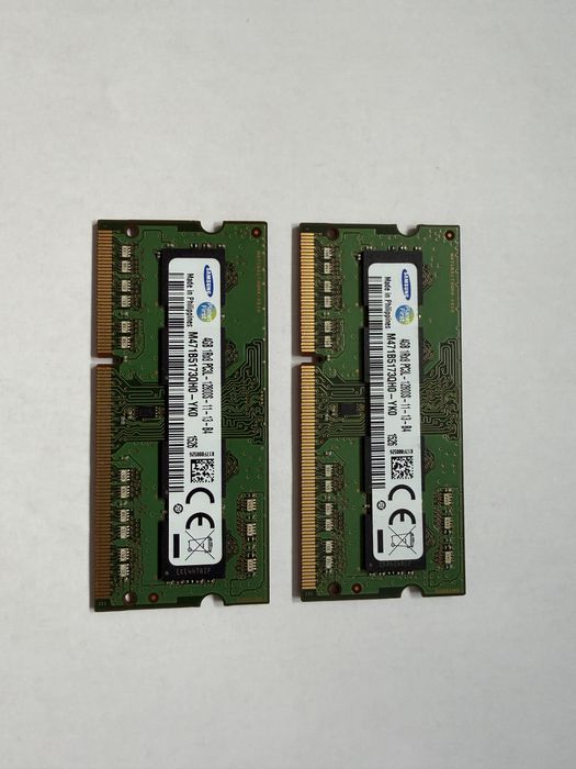 Pamięć RAM SAMSUNG 8GB (2x4GB) DDR3 SODIMM PC3L 12800S 1600MHz