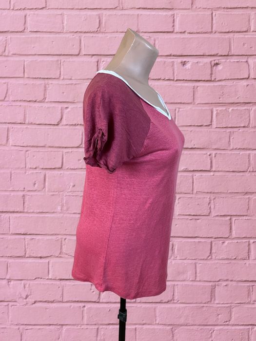 Sandro & Dree Hemingway roz. S damski lniany t-shirt