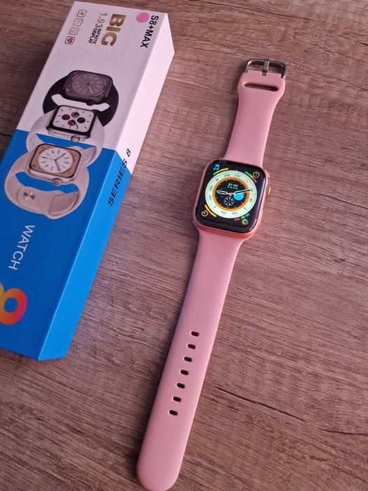 Smartwatch 8 różowy
