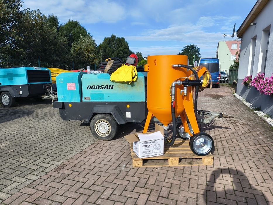 Komplet Kompresor 5m/m+ piaskarka 200 L dostawa szkolenie gratis