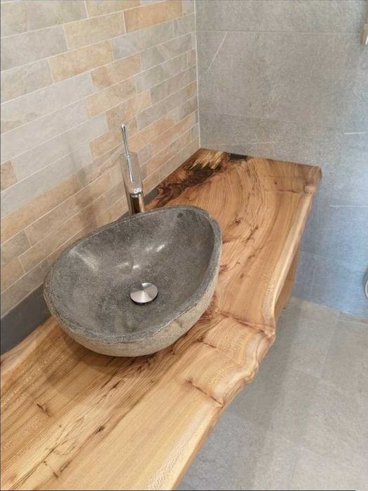 Live edge table, oak, chestnut, acacia, exotic woods made to measure