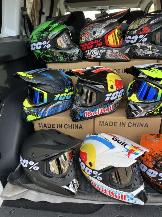 Кроссовый мото шлем эндуро новый!