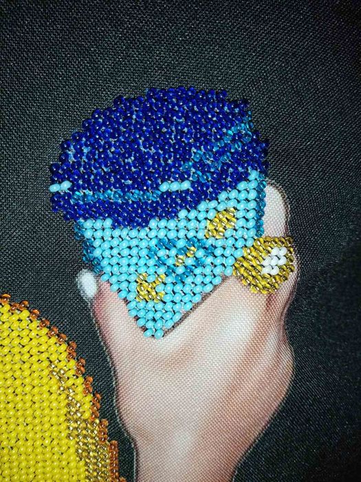 Сумка #шопер бісер, ручна робота