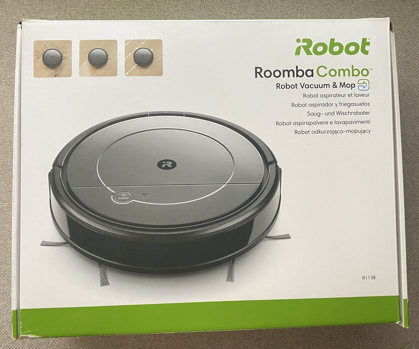 Aspirador iRobot Roomba Combo em excelente estado