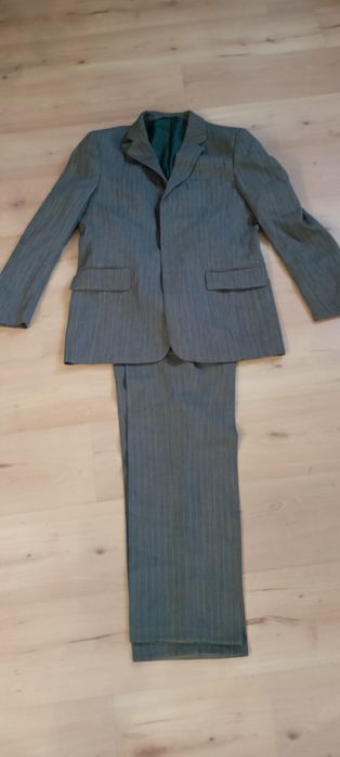 Garnitur męski szyty w pracowni krawieckiej