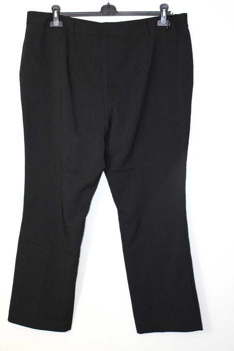 r7 PAPAYA Eleganckie Damskie Czarne Spodnie w Kant 46 3XL