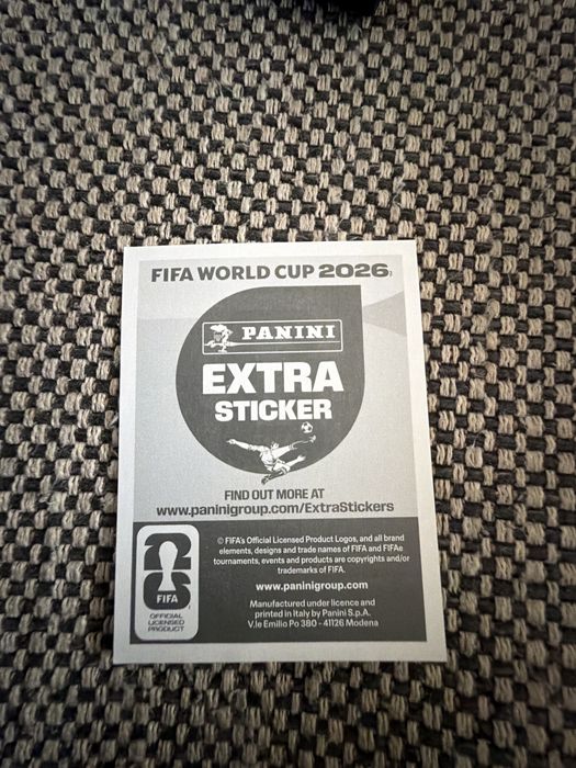 Extra Sticker.
