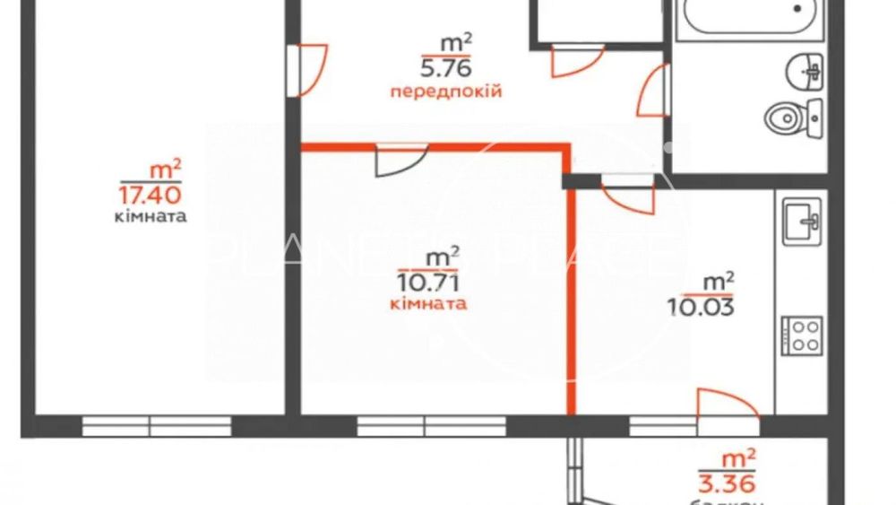 Продається 2-х кімнатна квартира по вул. Вишняківській 4