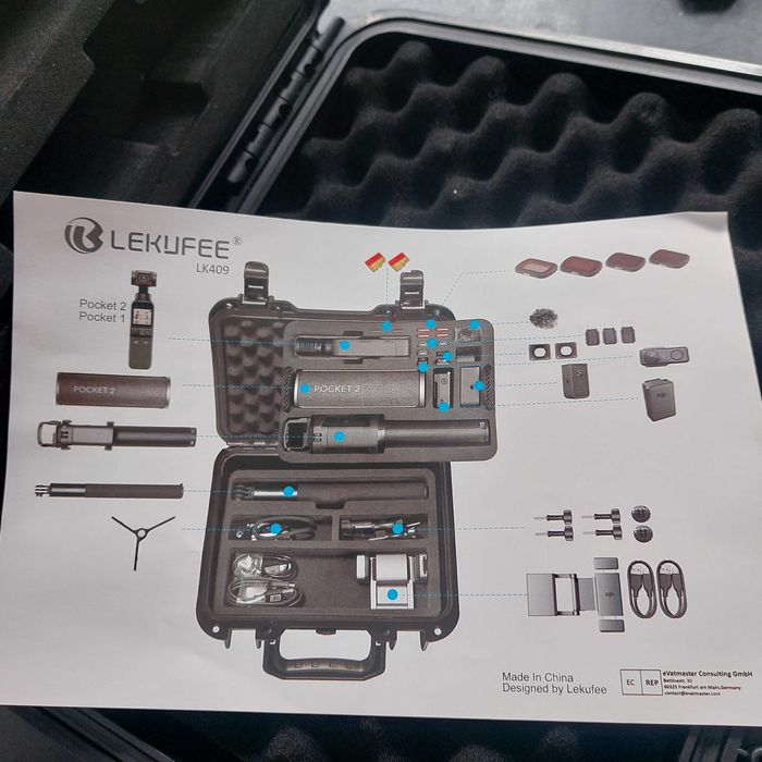 Водонепроницаемый, противоударный кейс LEKUFEE LK409