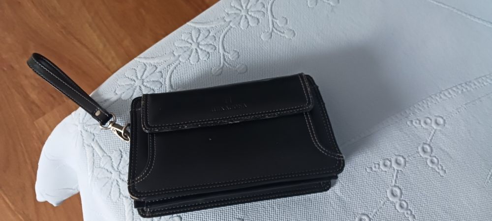Bolsa de homem de mão Em pele