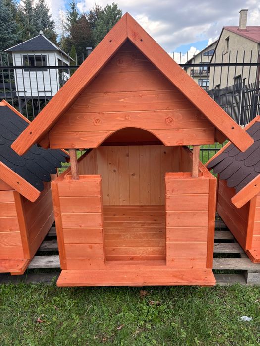 Buda ocieplana dla psa, budy drewniane