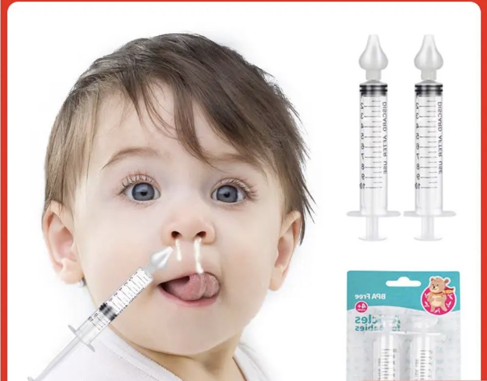 Kit Lavagem Nasal Bebé +4M 2 Seringas