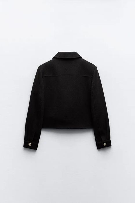 Шерстяний жакет Zara розмір L куртка шерсть