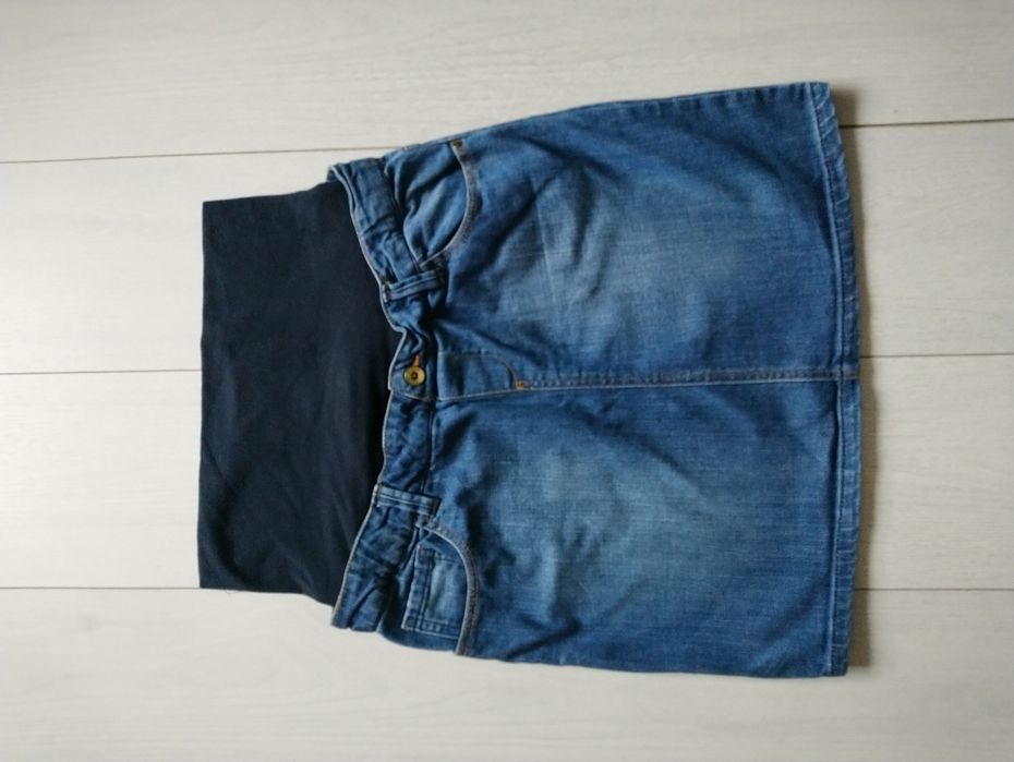 Спідниця джинсова для вагітних Mama licious S розмір