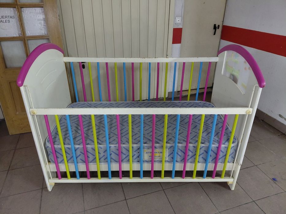 Cama berço convertível + Colchão