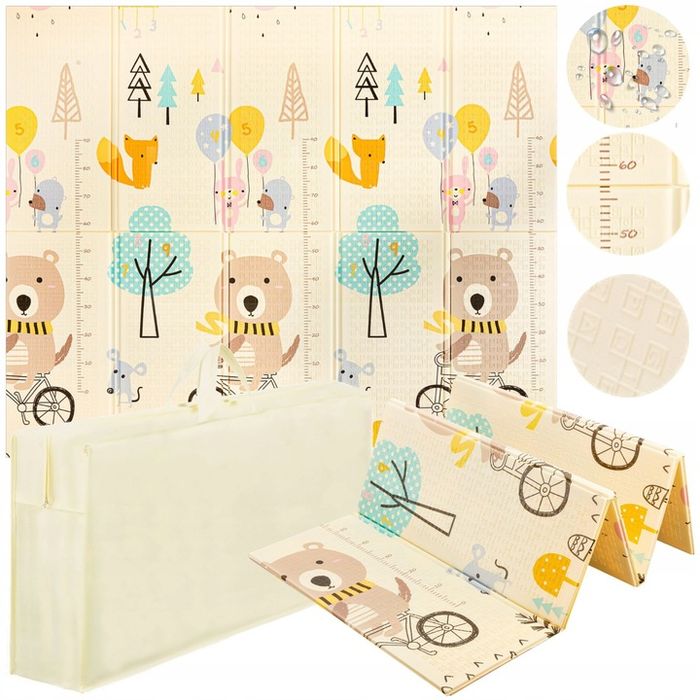 Piankowa Mata Edukacyjna Składana Xpe 200x180 Cm