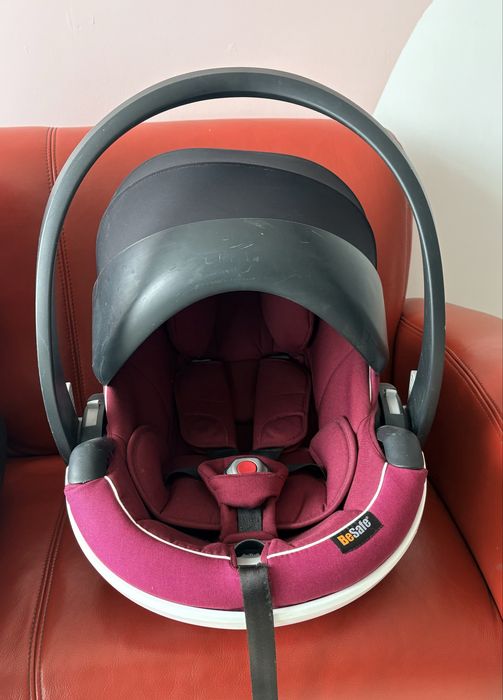 BeSafe 0–4 lata | 2 foteliki + baza ISOFIX + adaptery | komplet